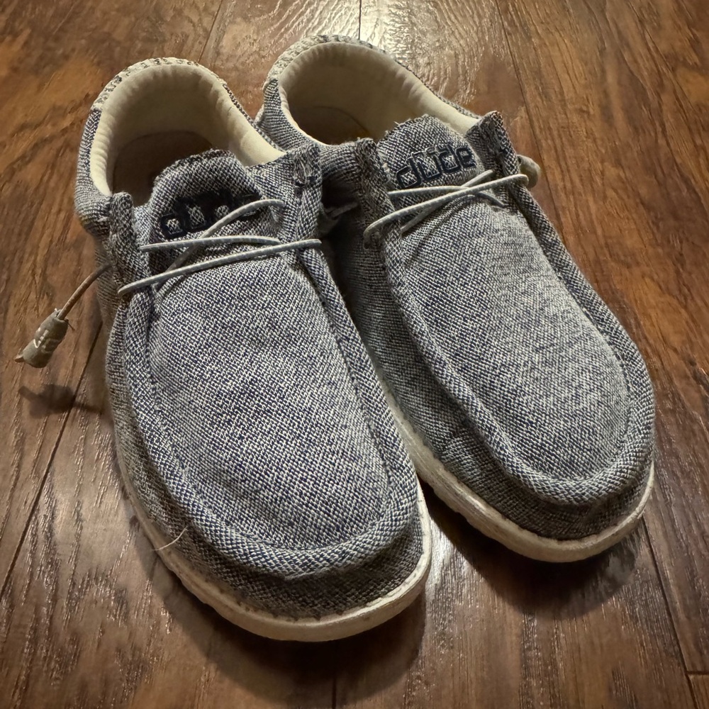 SOLD-Hey Dude Men's Blue Slip-On Shoes